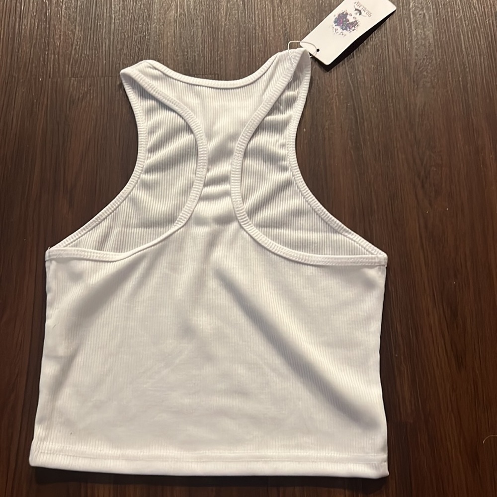 Off-Cami Top (White) - Picture 2 of 2